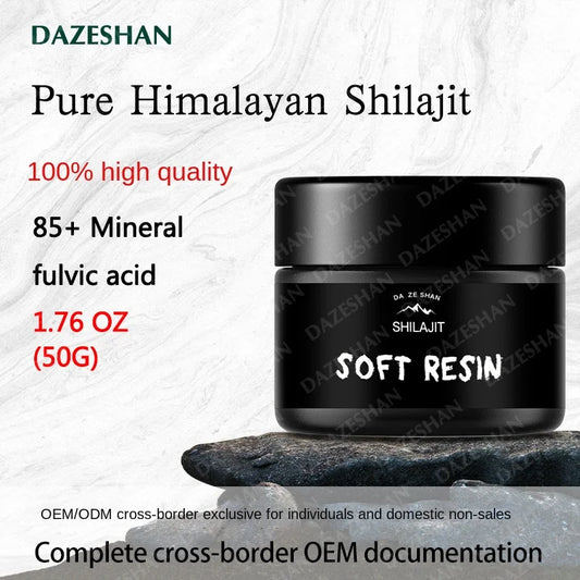 50g/box 100% Natural Himalayan Shilajit Pure Himalayan Shilajit SoftResin Laizhi Gao