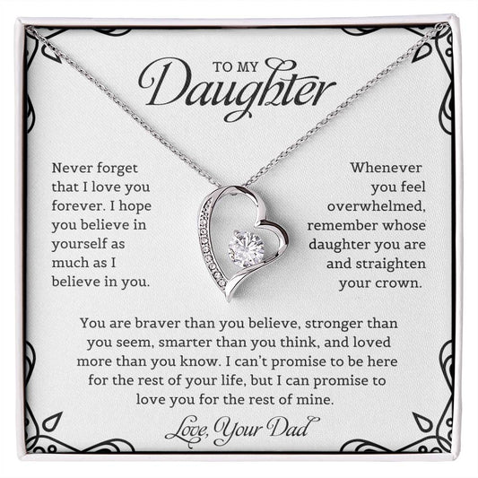 To My Daughter | Forever Love Necklace
