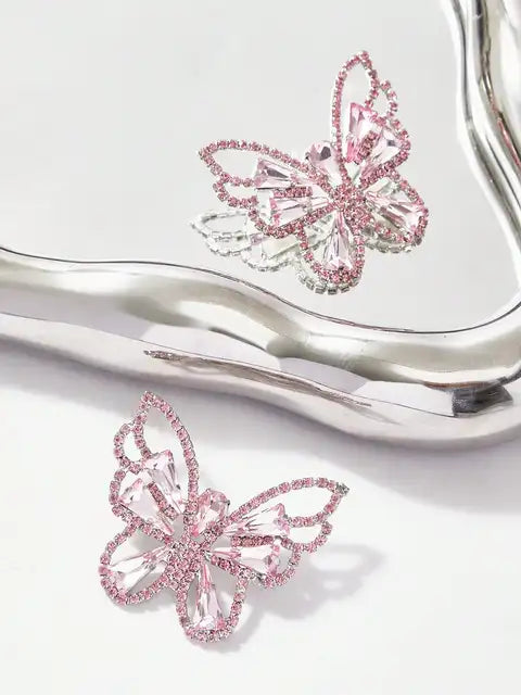 Butterfly Kisses Crystal Studs