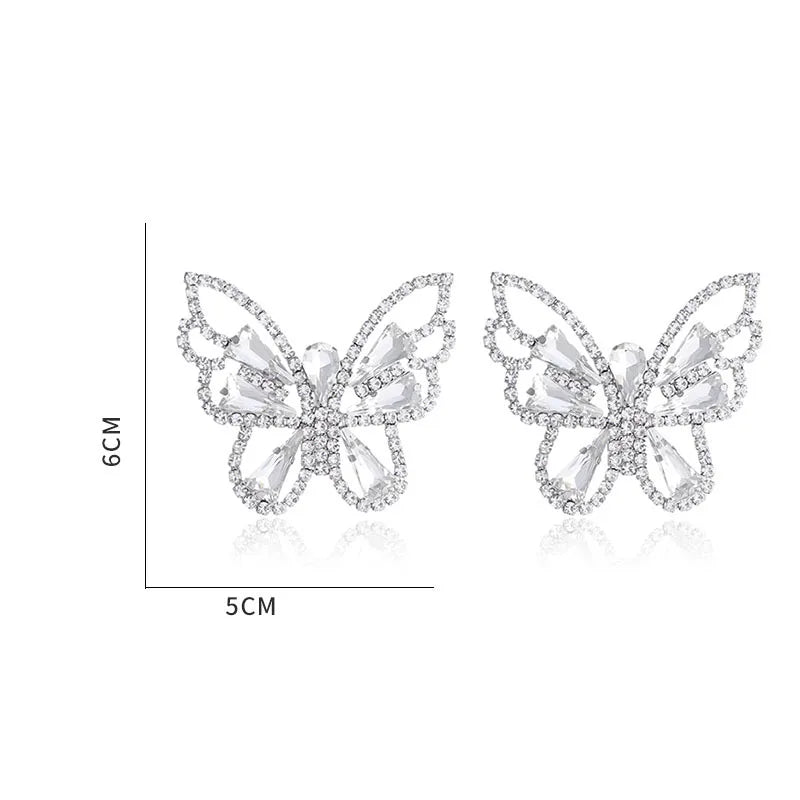 Butterfly Kisses Crystal Studs