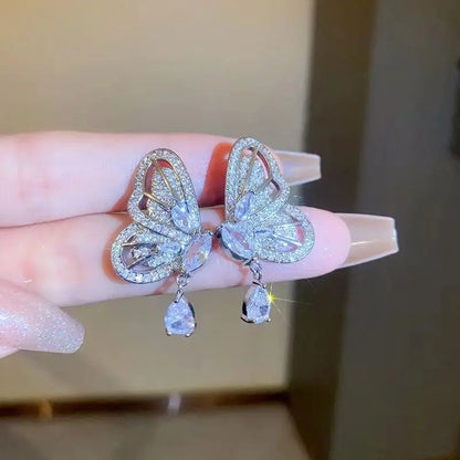 Butterfly Zirconia Elegance Earrings