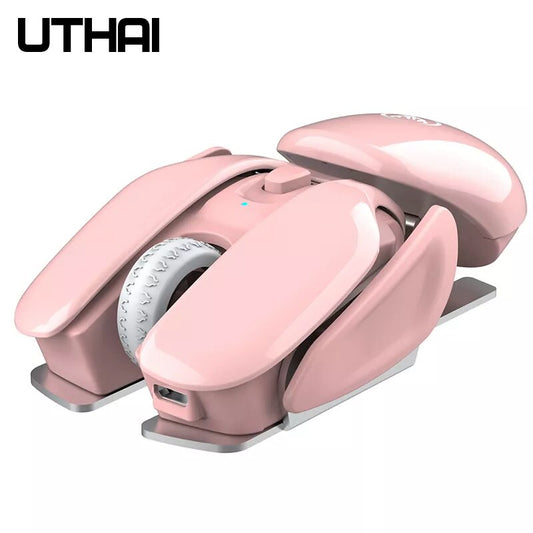 Rechargeable Wireless Optical Mouse - Ergonomic Design
