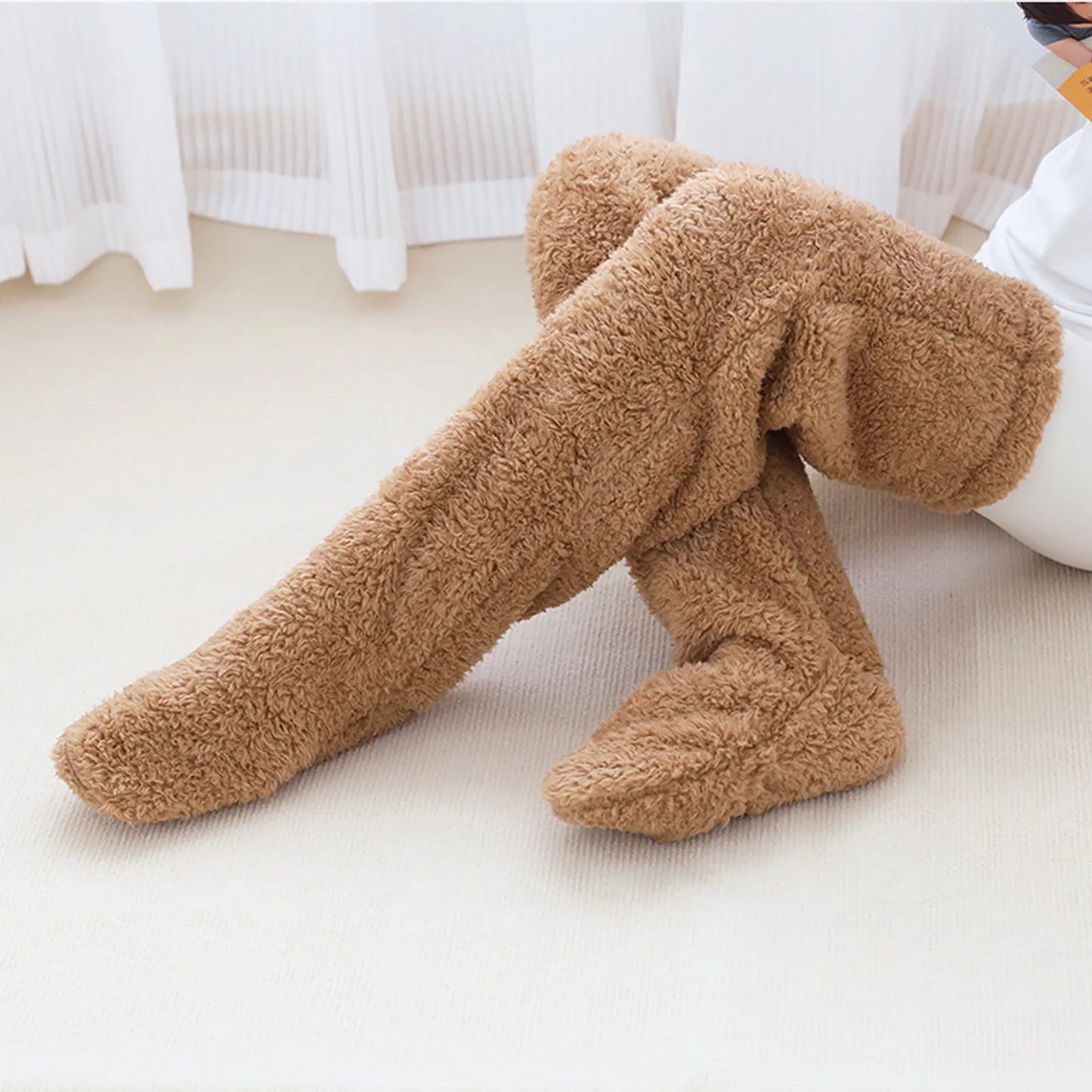 Women's Long Fluffy Winter Socks