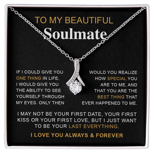 To My Beautiful Soulmate | Alluring Beauty necklace
