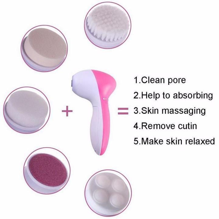 5-in-1 Electric Facial Cleansing Brush